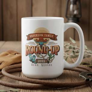 Caneca De Café Encontro Familiar Western Round-Up ID1318