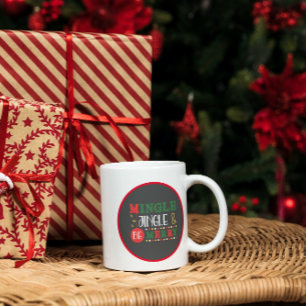 Caneca De Café Encontro Moderno e Jingle de Férias