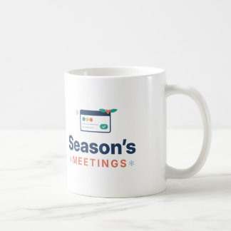 Caneca De Café Encontros de Temporadas Divertidos Escritório Cole