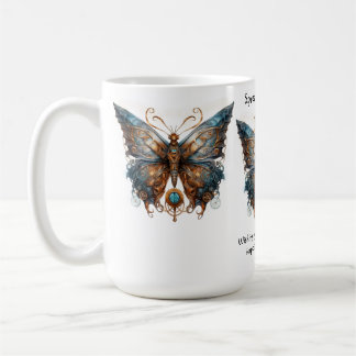 Caneca De Café Encorajamento de Borboleta