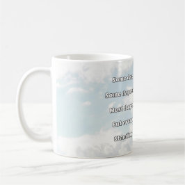 Caneca De Café Encorajamento de Cotação Positiva da Força Empath