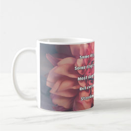 Caneca De Café Encorajamento de Cotação Positiva da Força Empath