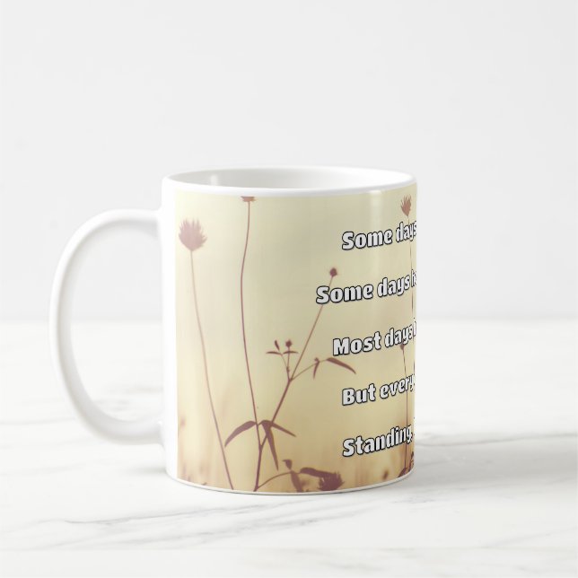 Caneca De Café Encorajamento de Cotação Positiva da Força Empath (Esquerda)