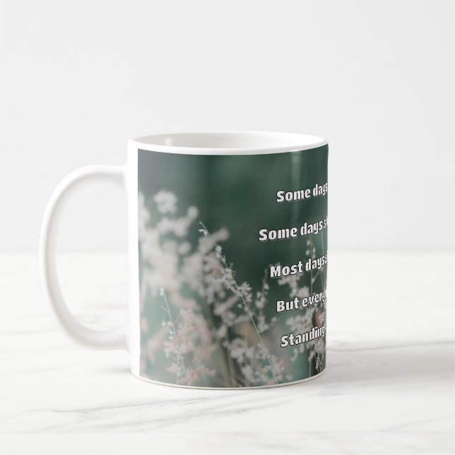 Caneca De Café Encorajamento de Cotação Positiva da Força Empath (Esquerda)