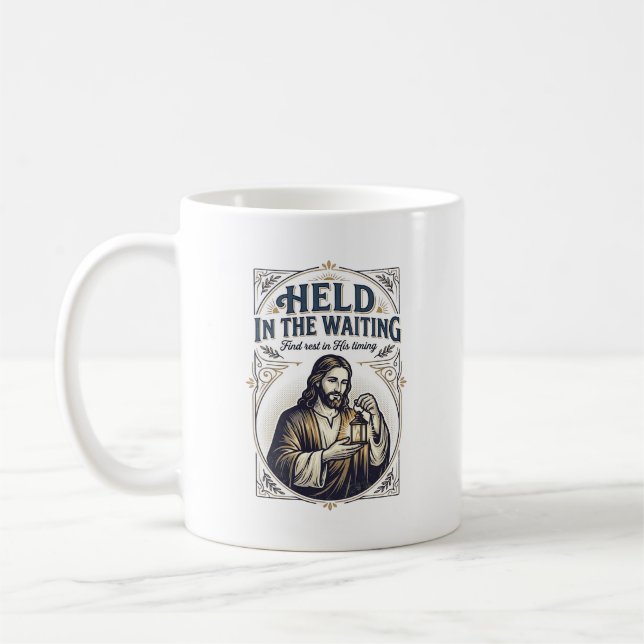 Caneca De Café Encorajamento Jesus Infertilidade Tentando Concebe (Esquerda)