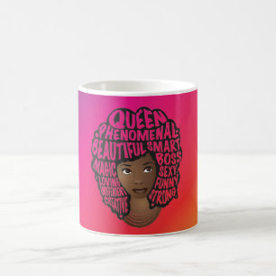 Caneca De Café Encorajando Mulheres, Arco-Íris