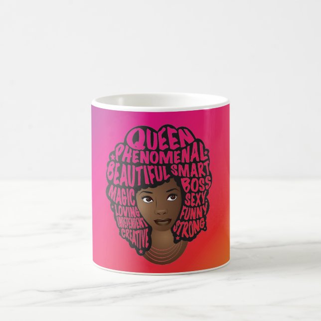 Caneca De Café Encorajando Mulheres, Arco-Íris (Centro)