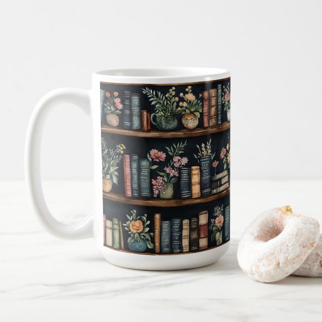 Caneca De Café  Endless Books Retro (Com Donut)