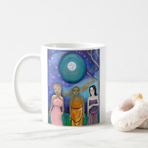 Caneca De Café Energia da Lua   Trabalho de arte Celestial