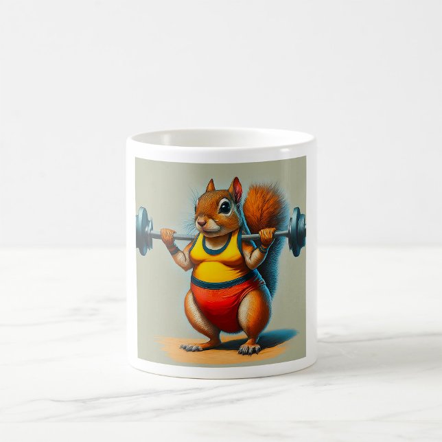 Caneca De Café Energia de Esquilo (Criador carregado)