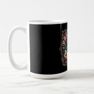 Caneca De Café Energia de Garota Bonita Estética Vintage