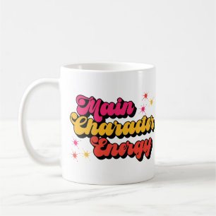 Caneca De Café Energia de Personagem Principal Livresco