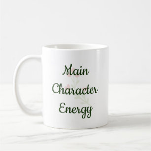 Caneca De Café Energia de Personagem Principal Presente Inspirado