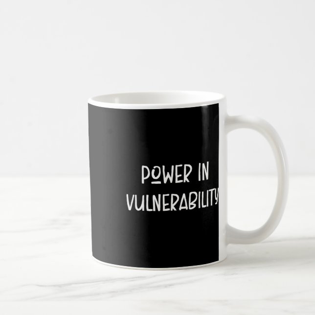 Caneca De Café Energia em Vulnerabilidade, Consciência Mental da  (Direita)