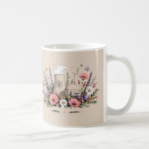 Caneca De Café Energia Nuclear Desabrocha