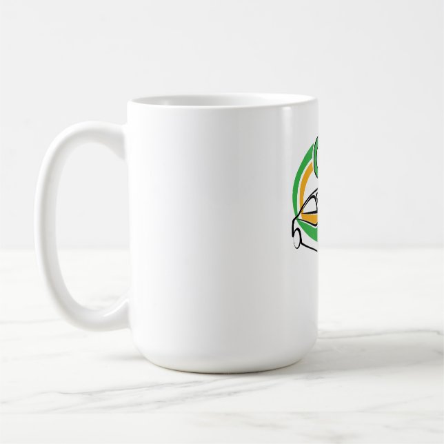 Caneca De Café Energia Renovável Do Carro (Esquerda)
