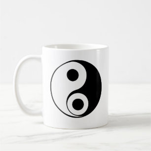 Caneca De Café Energias Opostas, Balança de Crio Yin Yang