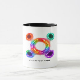 Caneca de Café Energy Ring – Desenho de Círculo de