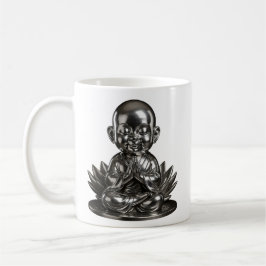 Caneca De Café Enfant bouddhiste 3D