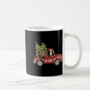 Caneca De Café Enfeite de Natal Touro no Carro Natal Divertido