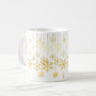 Caneca De Café Enfeites de Floco de Neve