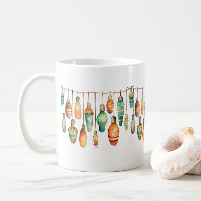 Caneca De Café Enfeites de natal (Com Donut)