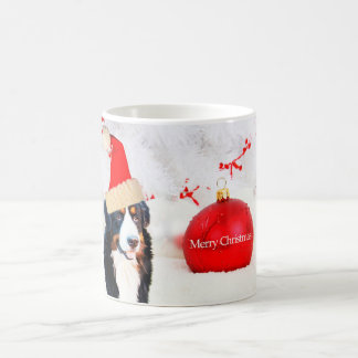 Caneca De Café Enfeites de natal de Cão da Montanha Bernese