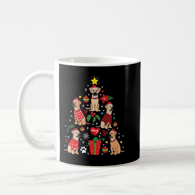 Caneca De Café Enfeites de natal de Corante Negro Mãe Da (Esquerda)