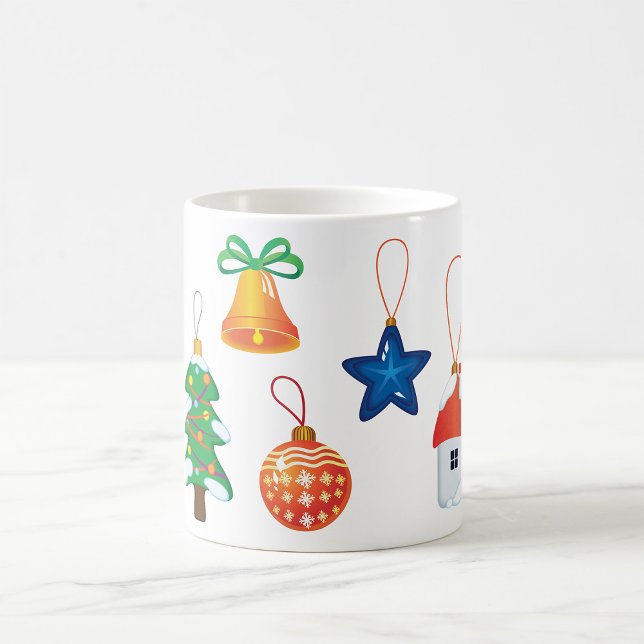 Caneca De Café Enfeites de natal decorativos (Criador carregado)