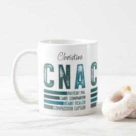 Caneca De Café Enfermagem CNA Retroativa Personalizada