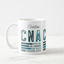 Caneca De Café Enfermagem CNA Retroativa Personalizada