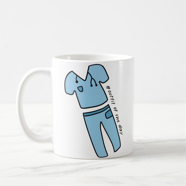 Caneca De Café Enfermagem Do Dia (Esquerda)