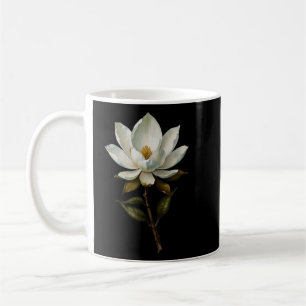 Caneca De Café Enfermagem Natural Magnolia Flower Watercolor Art