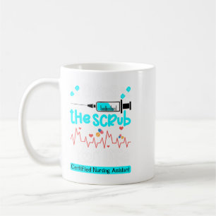 Caneca De Café Enfermagem Vivendo a enfermagem certificada como