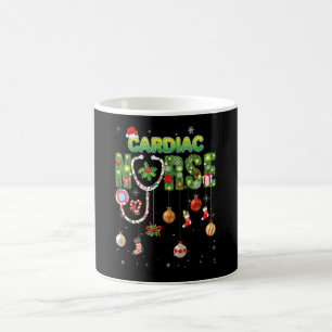 Caneca De Café Enfermeira Cardiaca Natal Pinheiro Enfeite De Nata