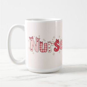 Caneca De Café Enfermeira chique
