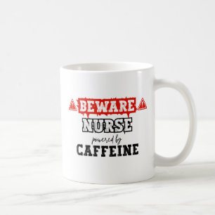 Caneca De Café Enfermeira Com Cafeína Enfermeiros e cuidados de