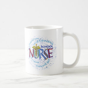 Caneca De Café Enfermeira da Escola Motto
