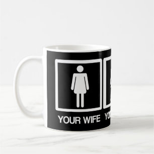 Caneca De Café Enfermeira dá um marido engraçado sua esposa min