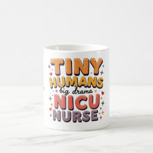 Caneca De Café Enfermeira da UTI neonatal engraçada e fofa
