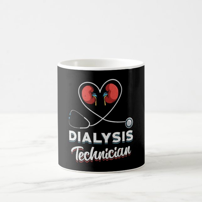 Caneca De Café Enfermeira de Amor, Tecido de Diálise, Nefrologia  (Centro)