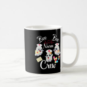 Caneca De Café Enfermeira de Boo Boo Enfermeira fantasma Diversão