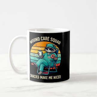 Caneca De Café Enfermeira de Cuidados com Feridas Comida Divertid