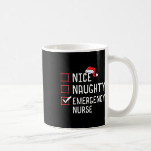 Caneca De Café Enfermeira de emergência boa Lista de Natal Er Xma