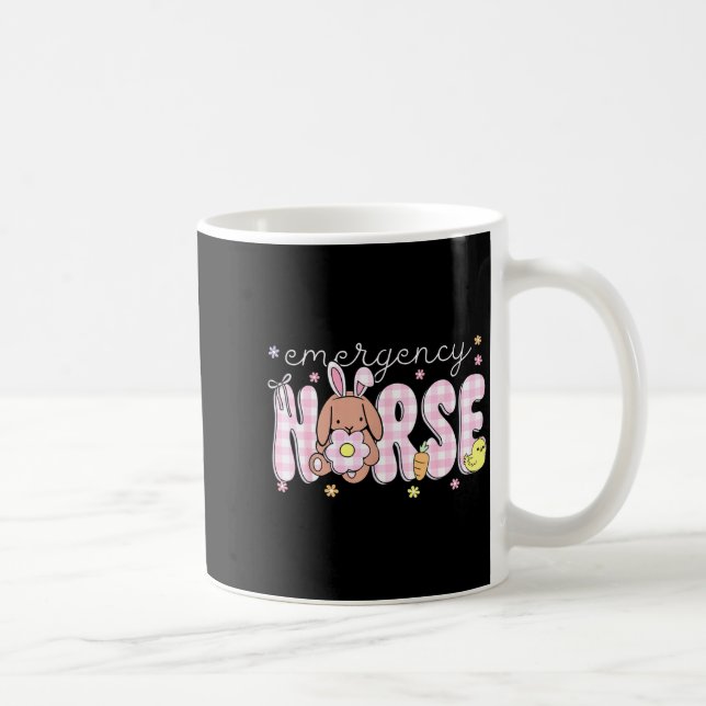 Caneca De Café enfermeira de emergência da Páscoa (Direita)