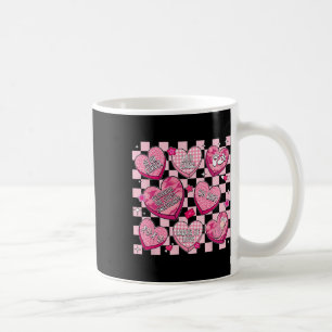 Caneca De Café Enfermeira de Entrega de Trabalho de São Valentim