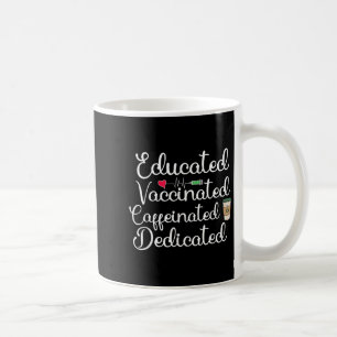 Caneca De Café Enfermeira de Piada Gráfica Humor Engraçada Vacina