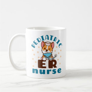 Caneca De Café Enfermeira de Pronto-Socorro Pediátrico
