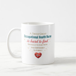 Caneca De Café Enfermeira de Saúde Ocupacional Personalizada Apre