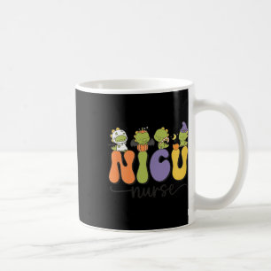 Caneca De Café Enfermeira Dinossaur Halloween Pumpkin Neonatal Ic